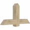 Ekena Millwork Eugene Rough Sawn Timber Gable Bracket, Douglas Fir, 48"W x 26"H x 6"D x 6"F, 13/12 Pitch GBW048X26X0606EUG00RDF - alternate 5